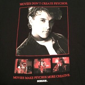 Hot Topic Scream Graphic black T-Shirt XL